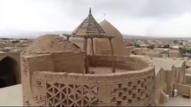 تصویر اولین  مسجد چهارایوانی جهان اسلام در حال ویرانی