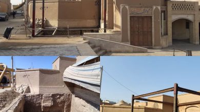 تصویر کابوس ناتمام آثار تاریخی کاشان؛ استمرار ساخت وسازهای عجیب در بافت تاریخی کاشان