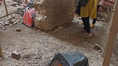 تصویر خطری بزرگ در کمین سنگ نوشتۀ ساسانی تَنگِ بُراق بر اثر اِنتقال غیراصولی