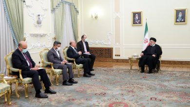 تصویر در دیدار وزیر امور خارجه عراق؛ آیت‌الله رئیسی:‌ بازسازی و تقویت روابط عربستان با ایران به نفع امنیت منطقه است