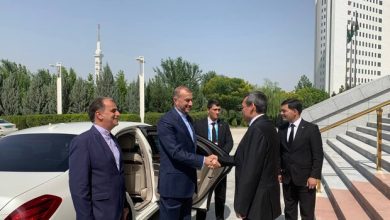 تصویر وزیرخارجه ترکمنستان از «امیرعبداللهیان» استقبال کرد