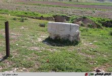 تصویر خطر درکَمین پایه ستون دو هزارسالۀ نورآباد