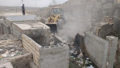 تصویر عملیات تخریب و بازگشایی خیابان بیست متری در محله چاهستانی‌ها پایان یافت